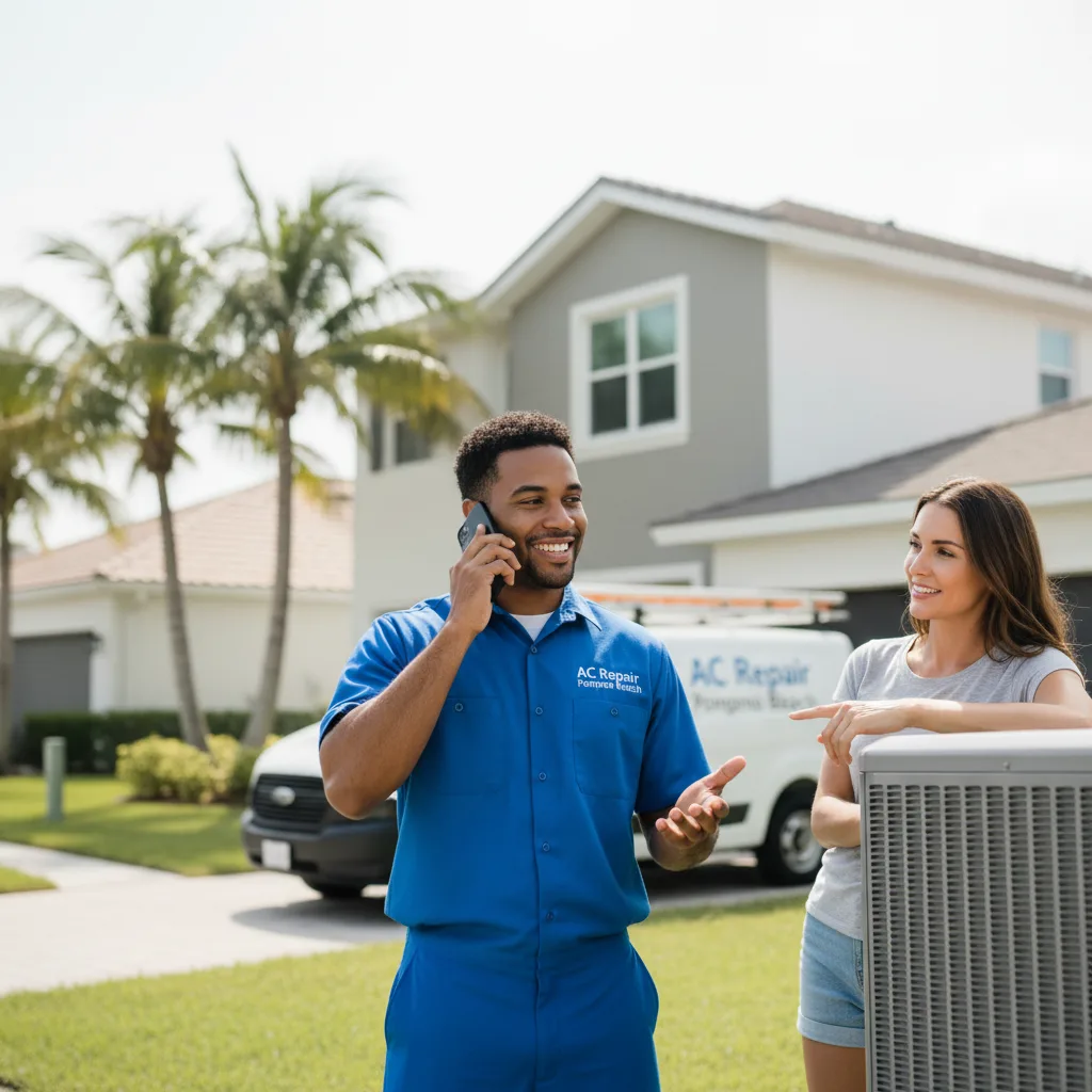 AC Repair Pompano Beach customer support in Poplar Grove